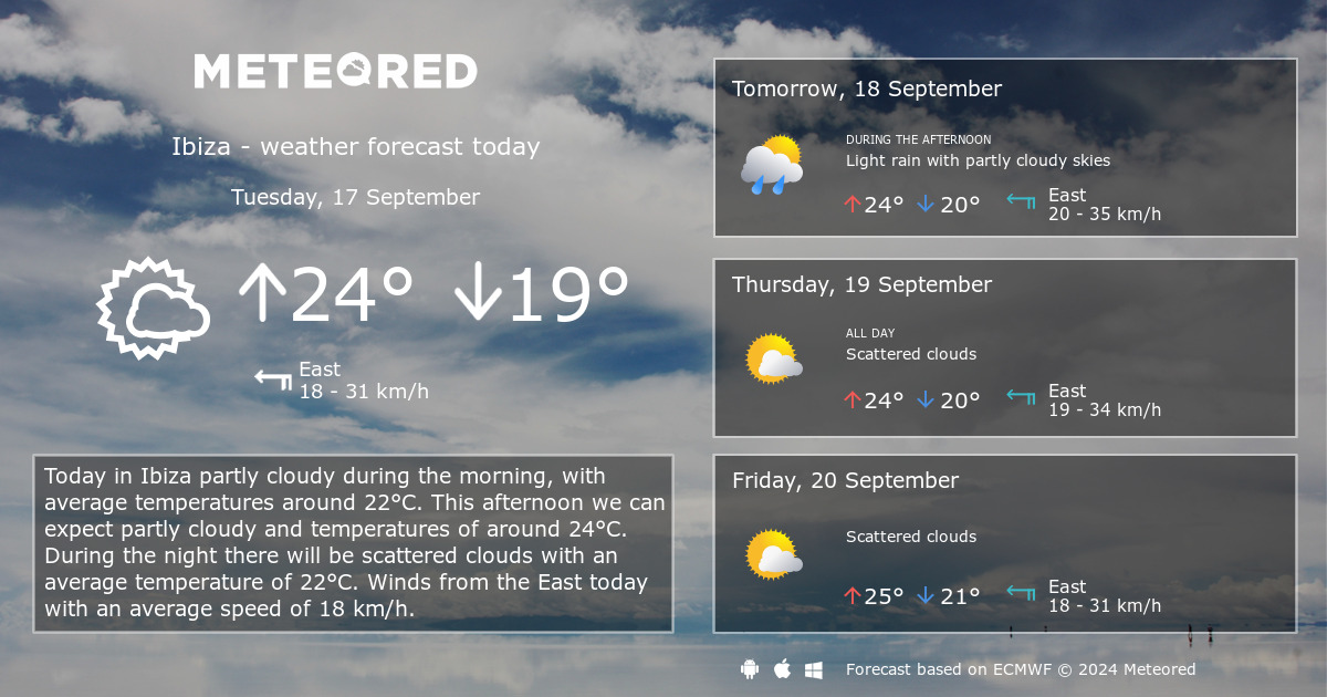 14 day weather forecast ibiza