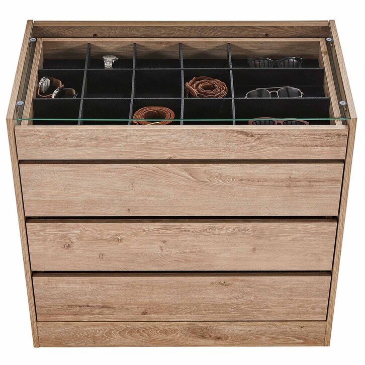 eden 4 drawer display cabinet