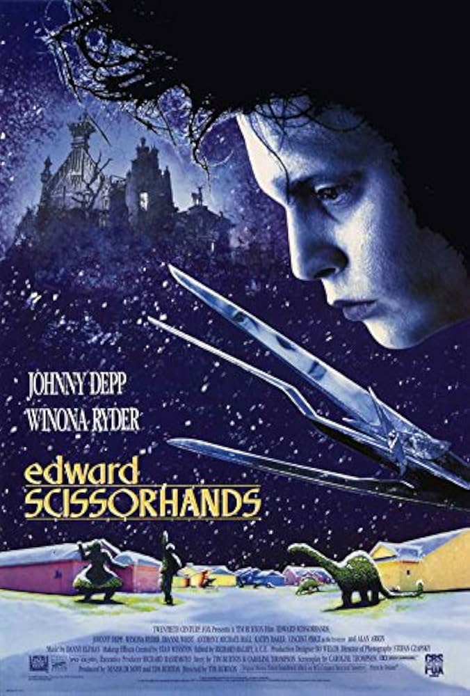 edward scissorhands film poster