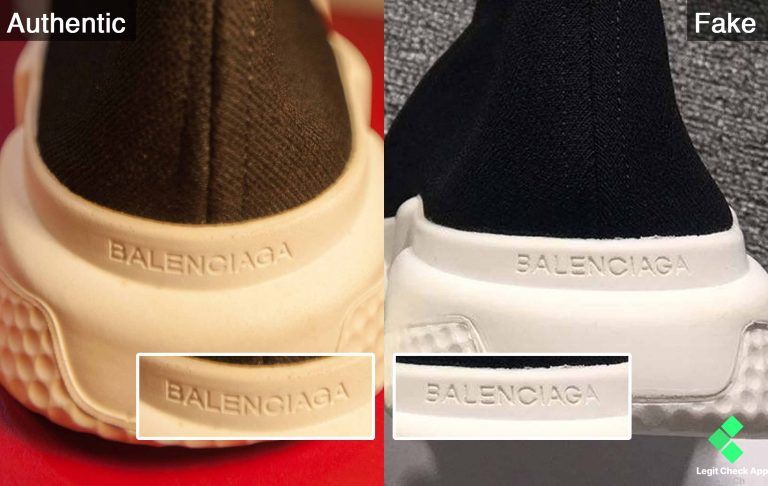 fake balenciaga vs real