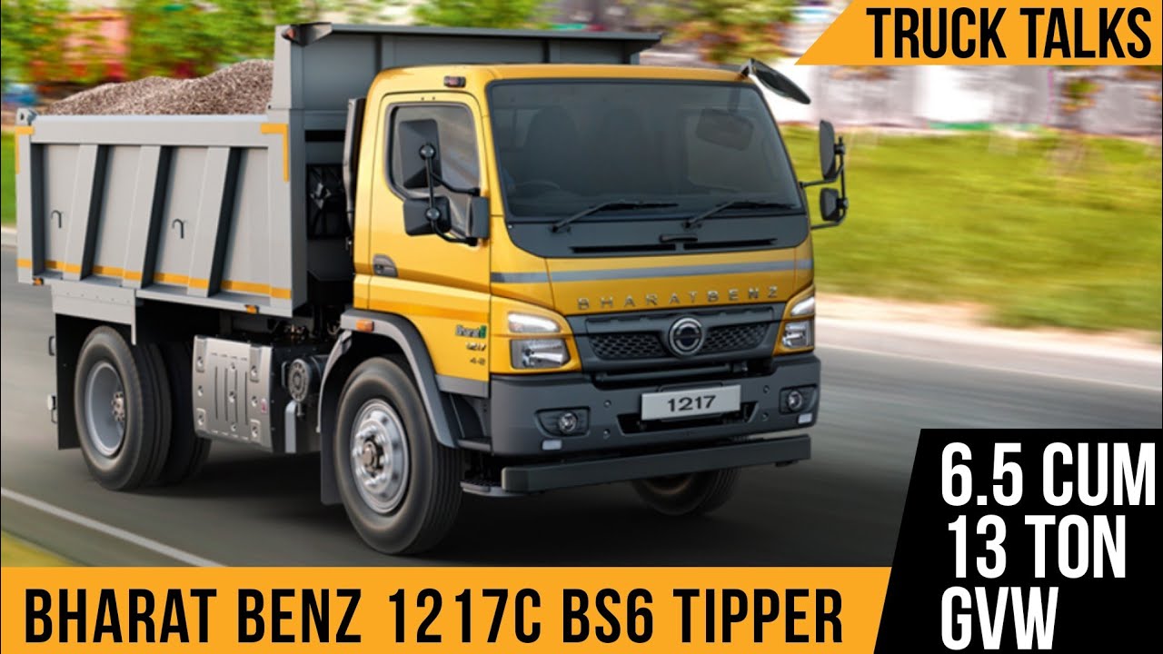 bharatbenz 6 wheel tipper