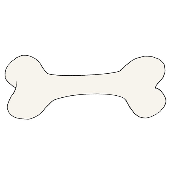 dog bone drawing