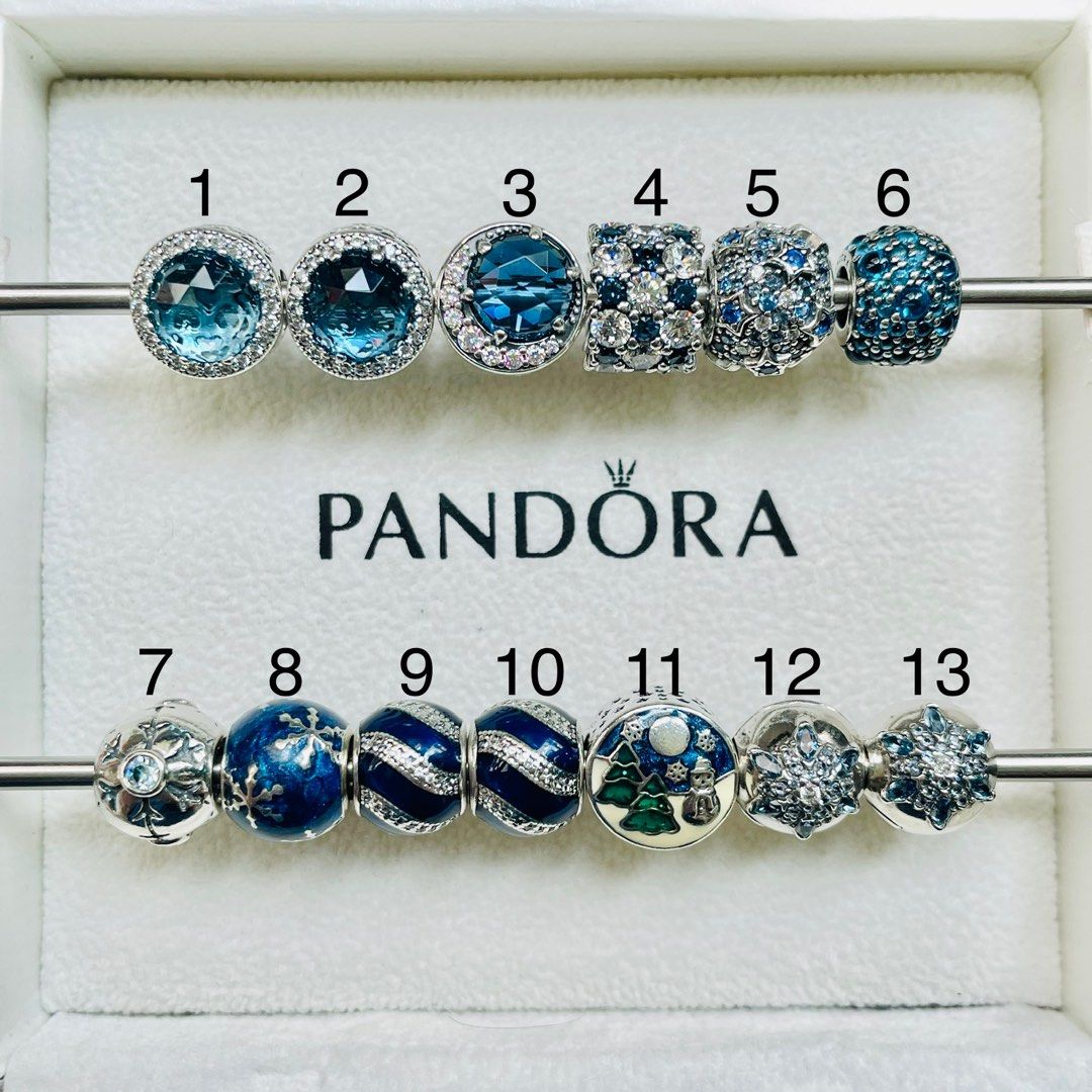 pandora bracelet blue