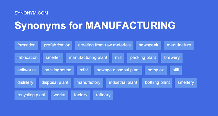 manufacture synonym