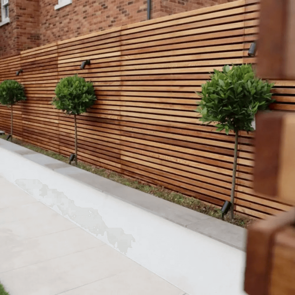 cedar fence slats