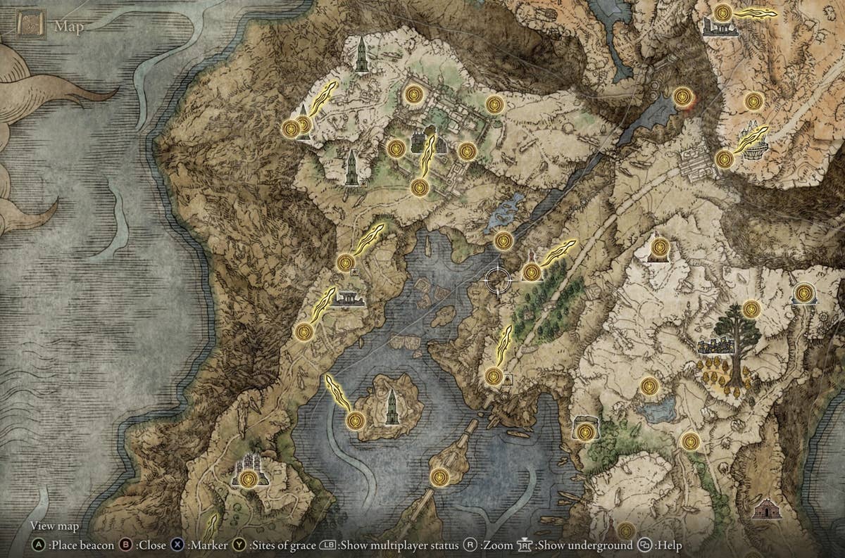 elden ring grace map