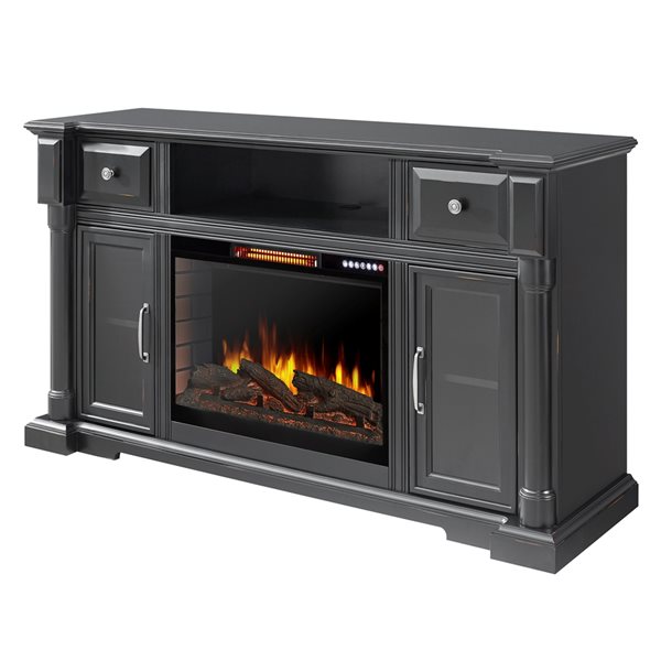 electric fireplace rona