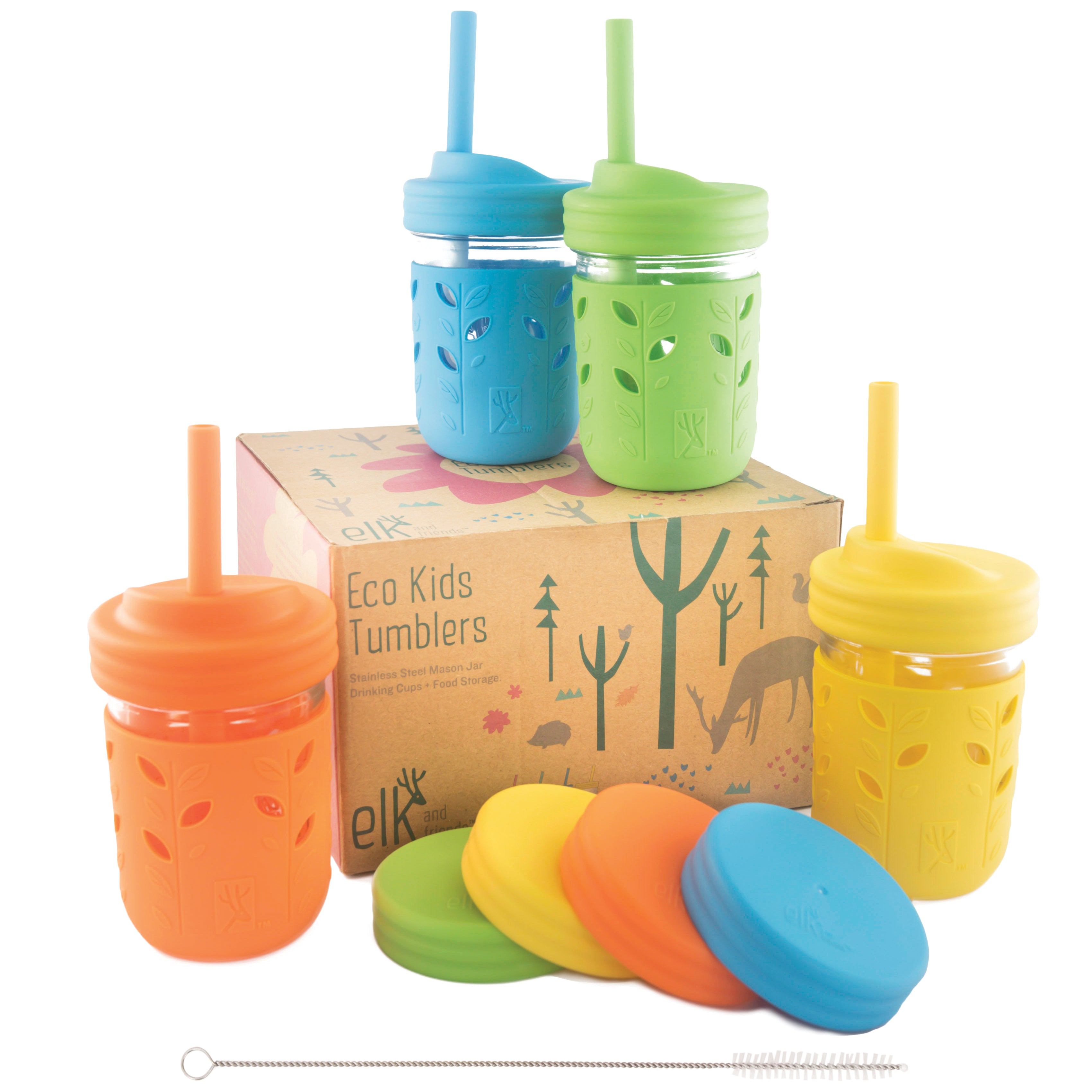 elk and friends cups