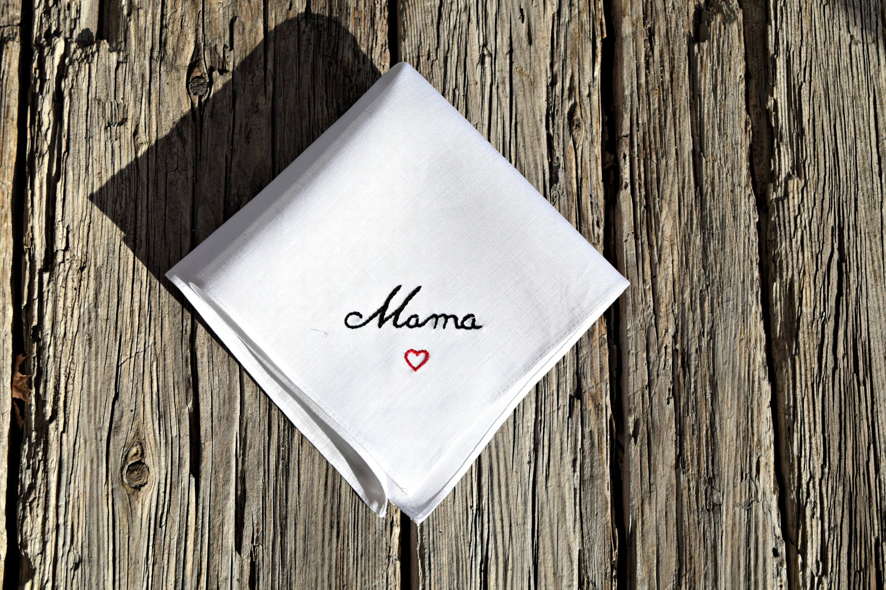 embroidered handkerchief with name