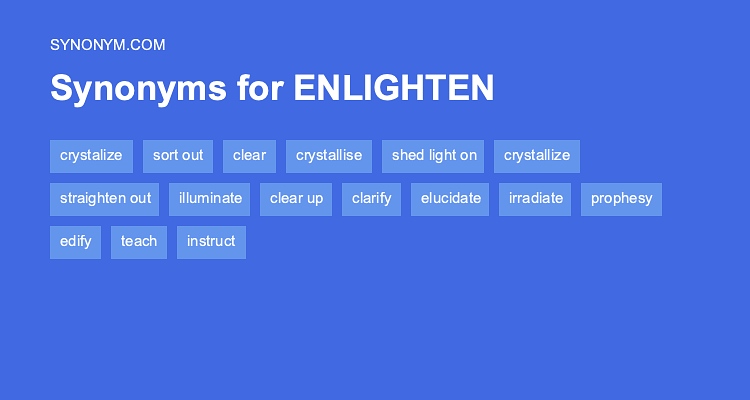 enlightened synonym