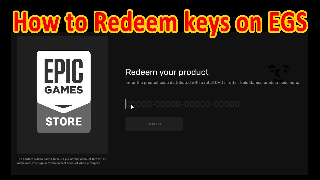 epic games redeem code