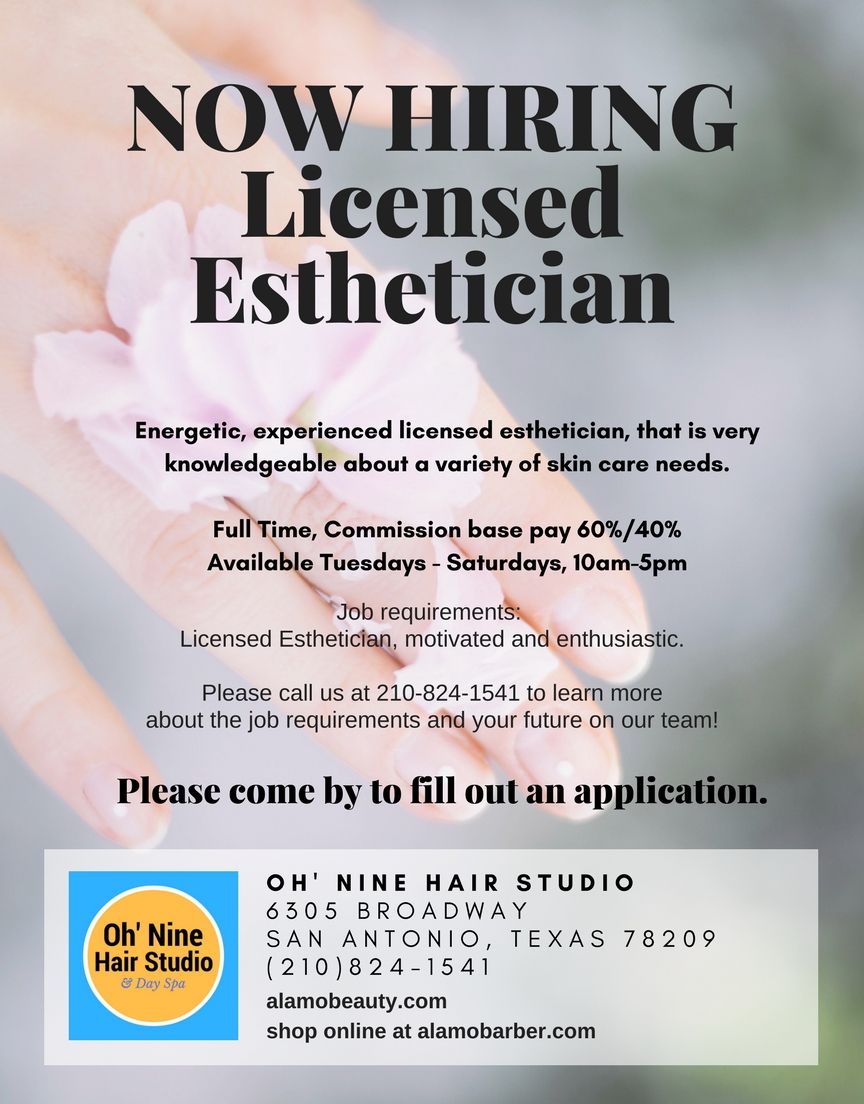 esthetician jobs near me