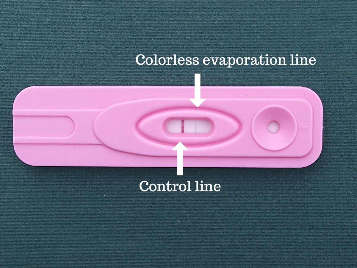 evaporation lines on a pregnancy test