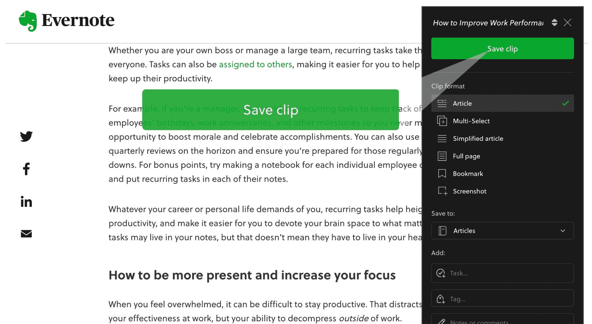 evernote web clipper