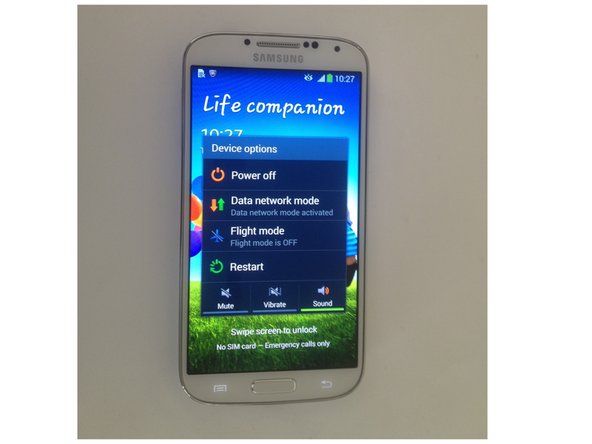 restablecer galaxy s4