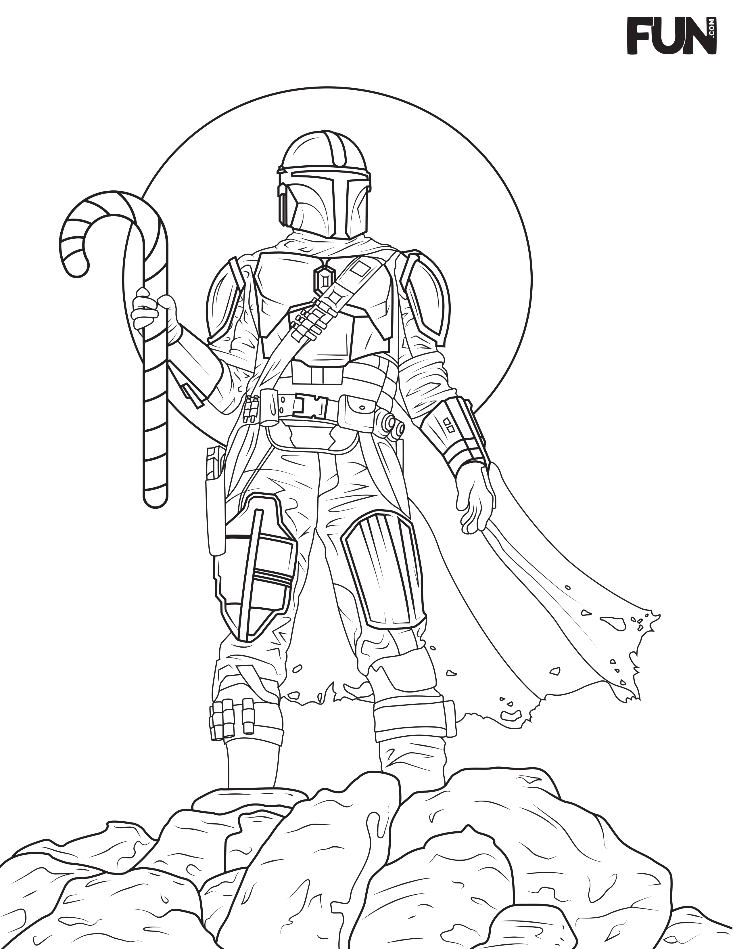 star wars christmas coloring pages