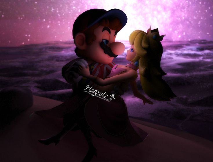 mario x peach