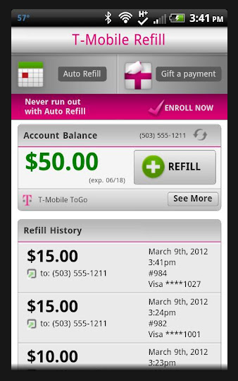 t-mobile one time payment