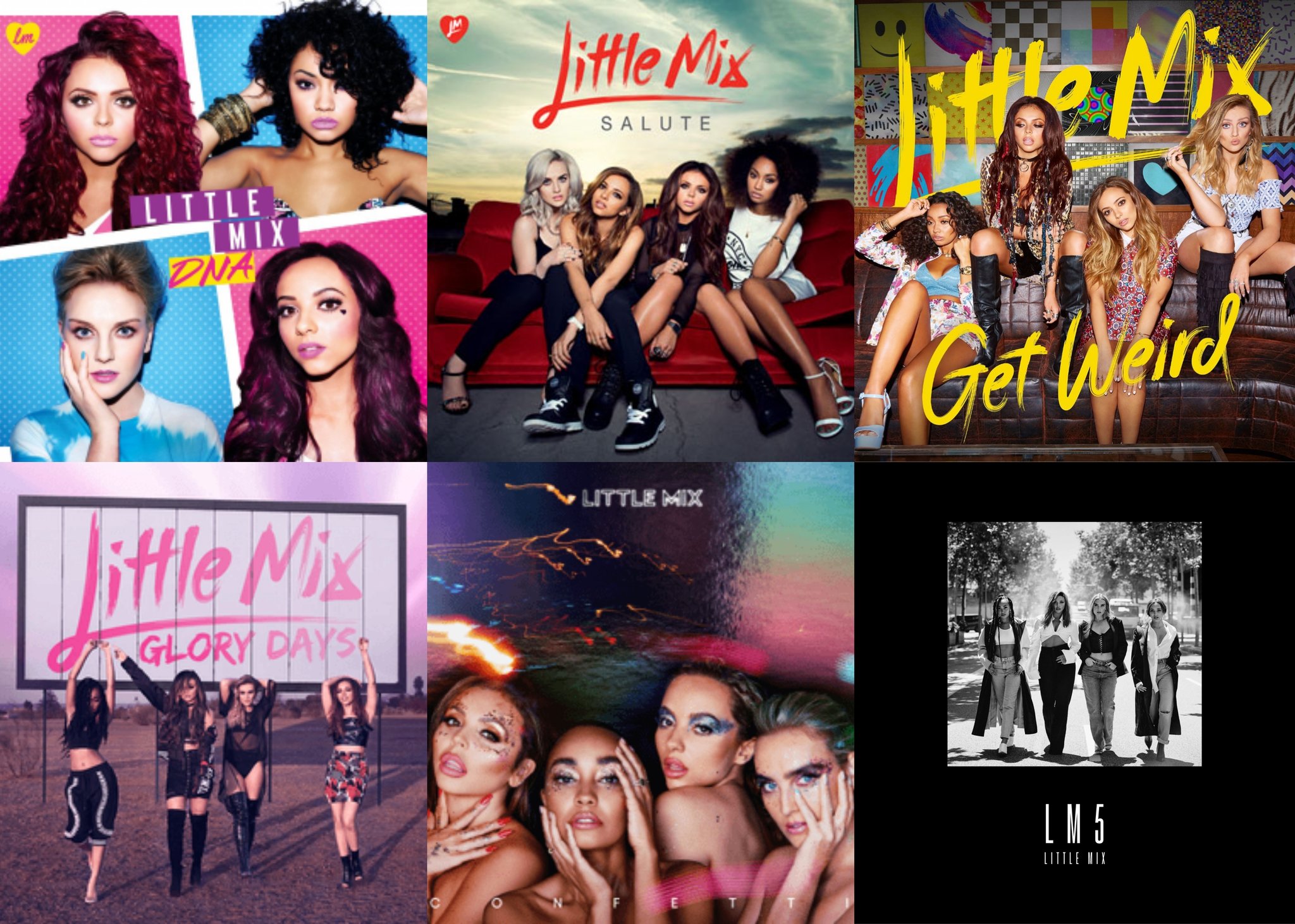 little mix albums in order