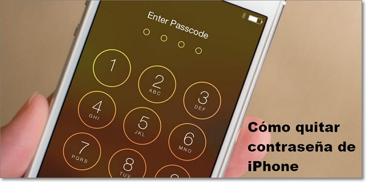 como quitar contraseña de iphone