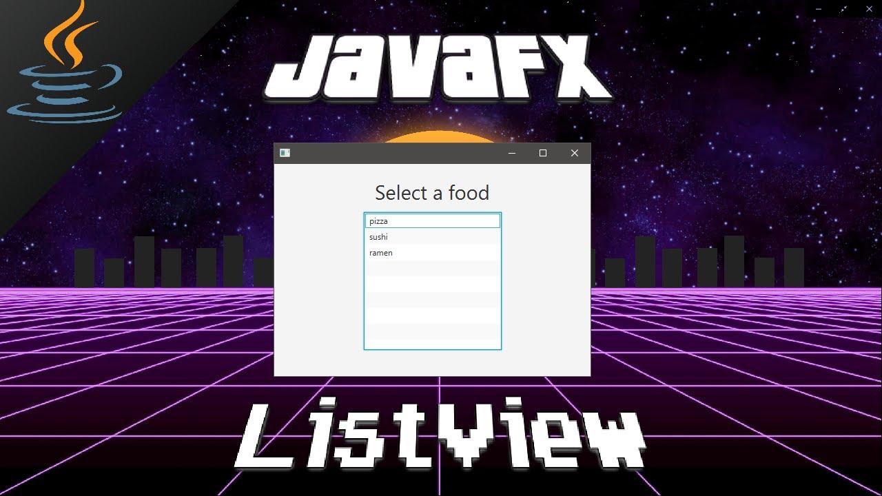 javafx list view