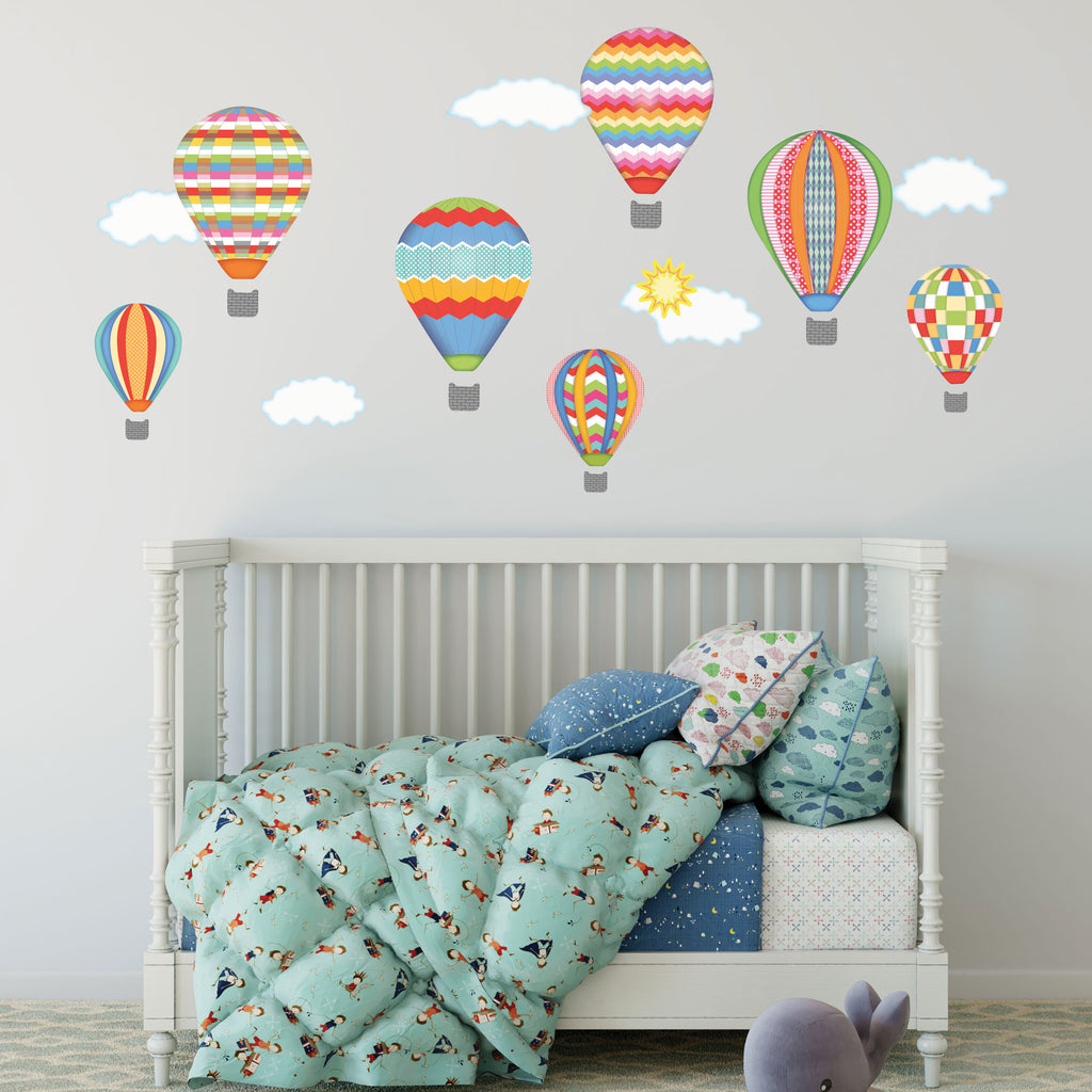 air balloon wall stickers