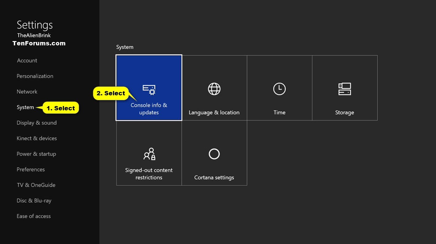 factory restore xbox one