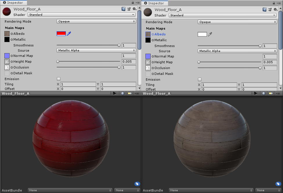 unity 3d materials