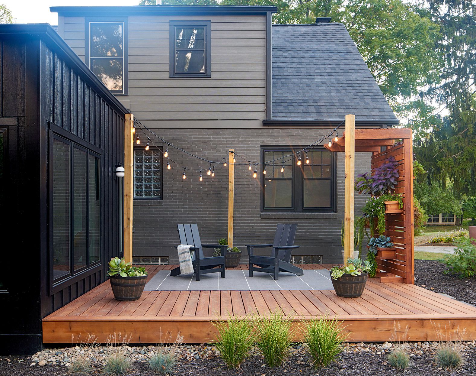 backyard wood deck