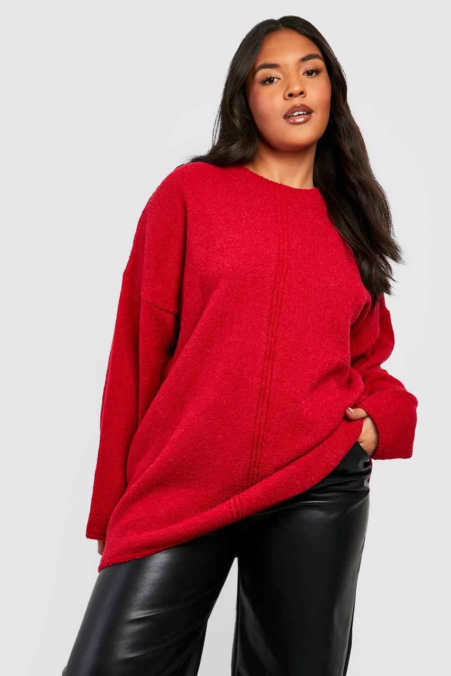 boohoo plus size jumpers