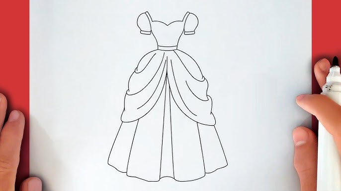 drawings of dresses