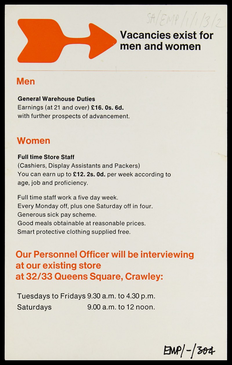 sainsburys hiring