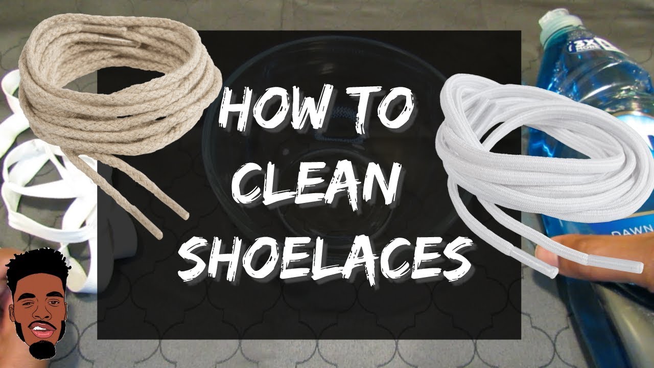 how do i clean white shoelaces