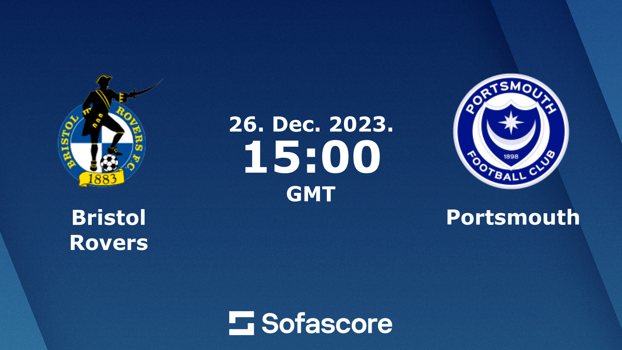 bristol rovers vs portsmouth f.c. stats