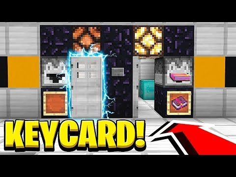 minecraft key card door