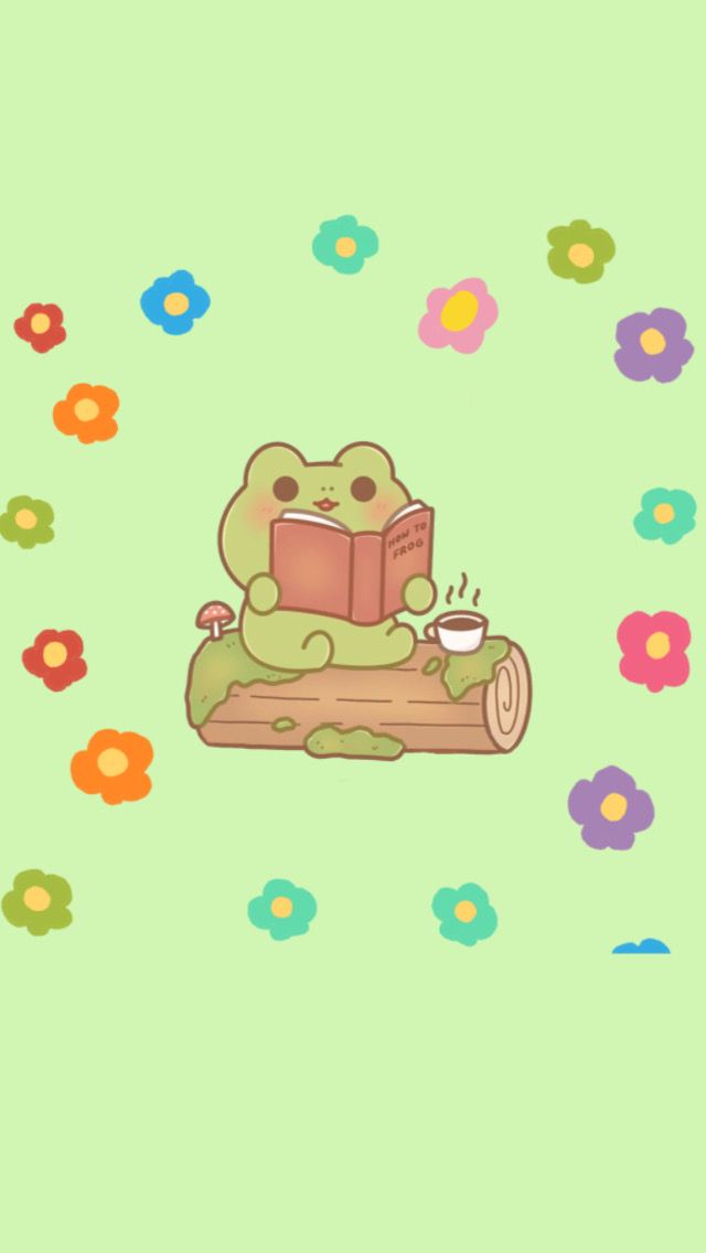 cute frog wallpaper