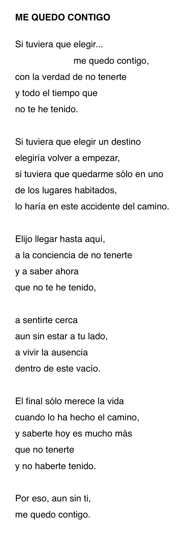 letra me quedo contigo