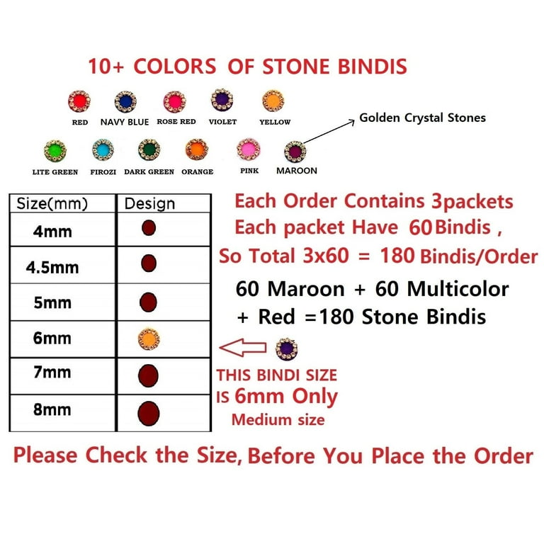 bindi colour meanings