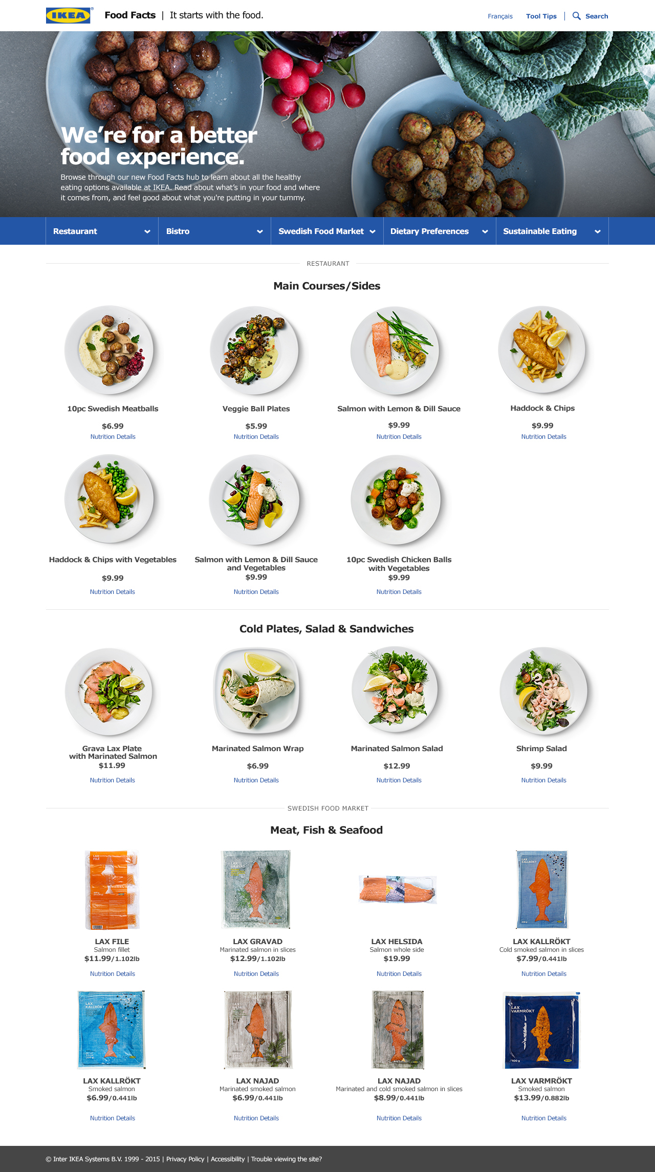 ikea nutrition facts