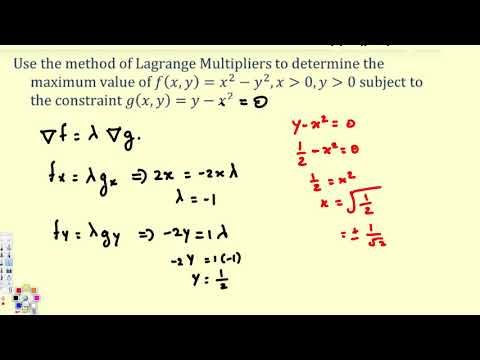 lagrange method calculator