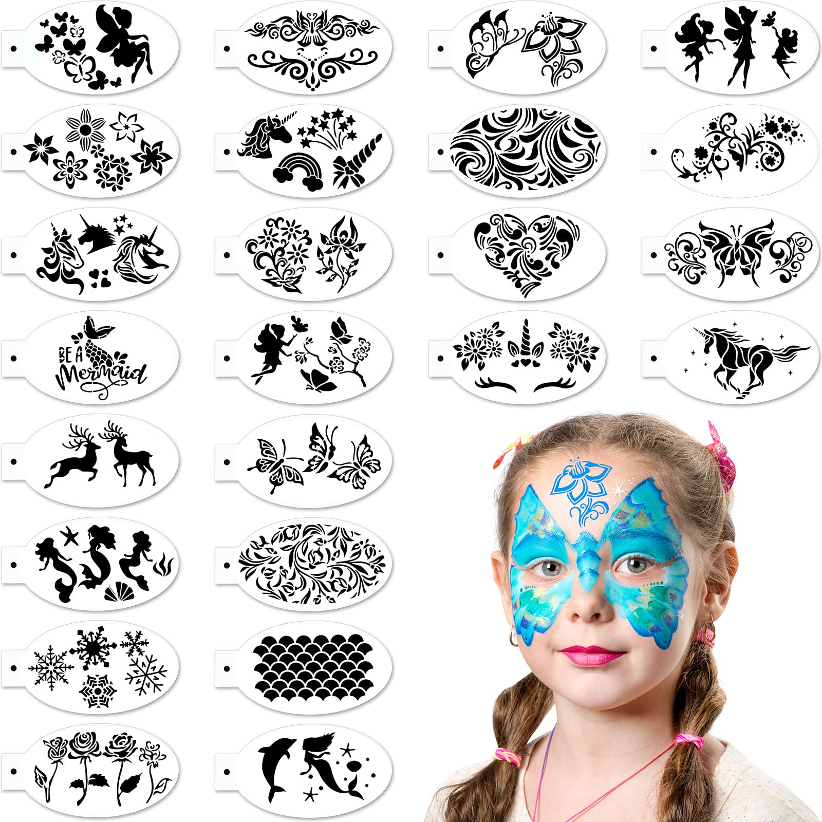 face paint stencils