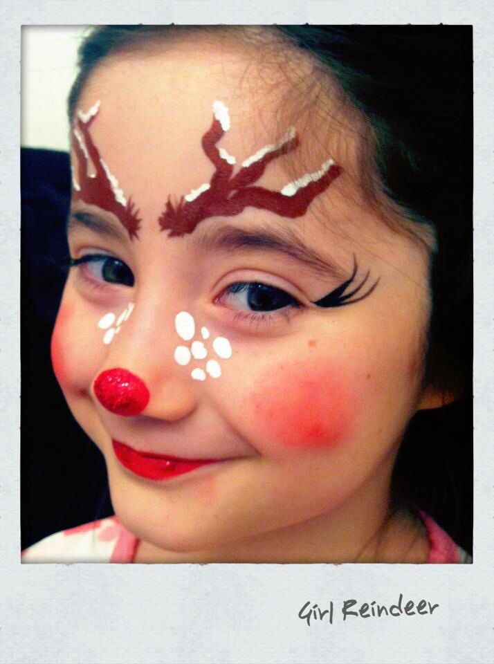 face painting xmas