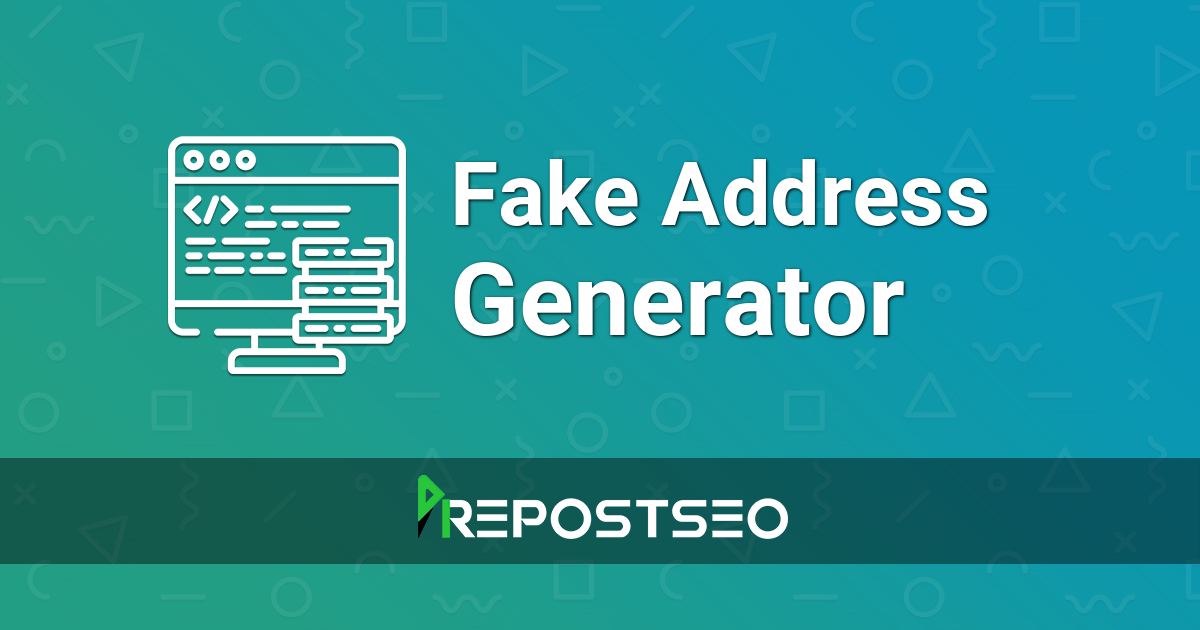 fake address generator dallas texas