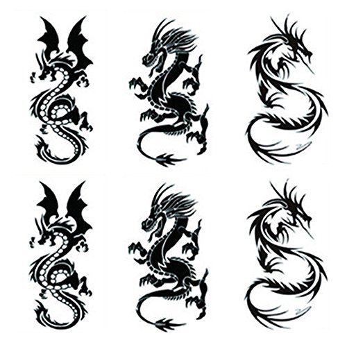 fake dragon tattoo