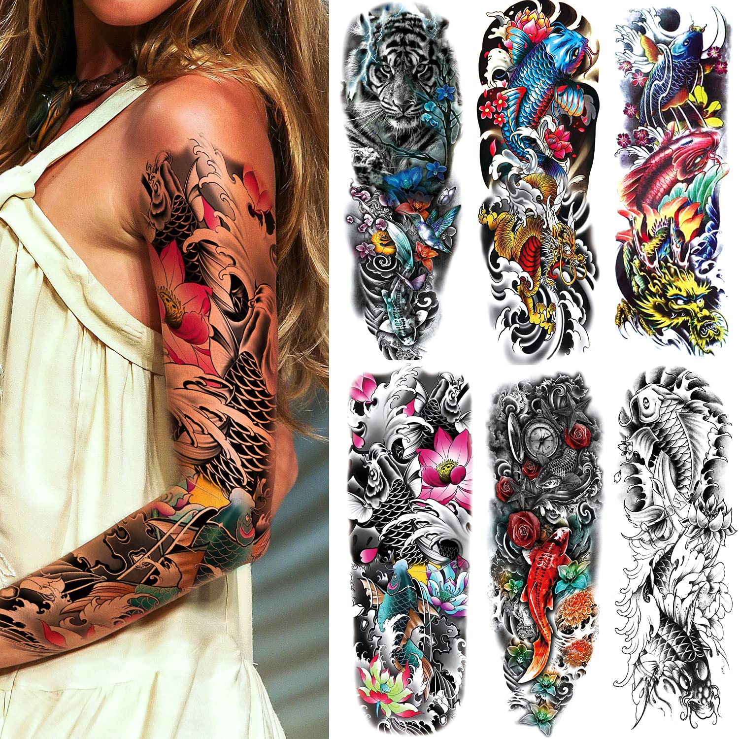 fake tattoo sleeves