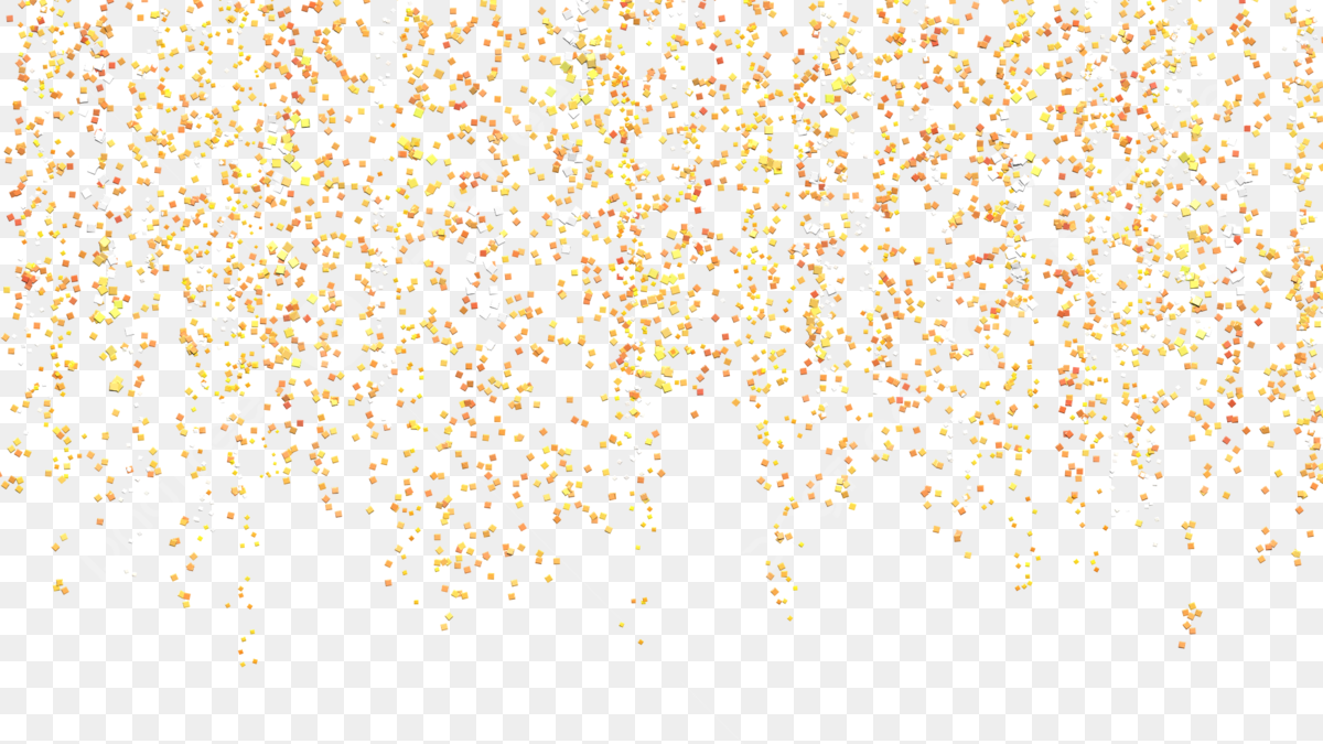 falling gold glitter png