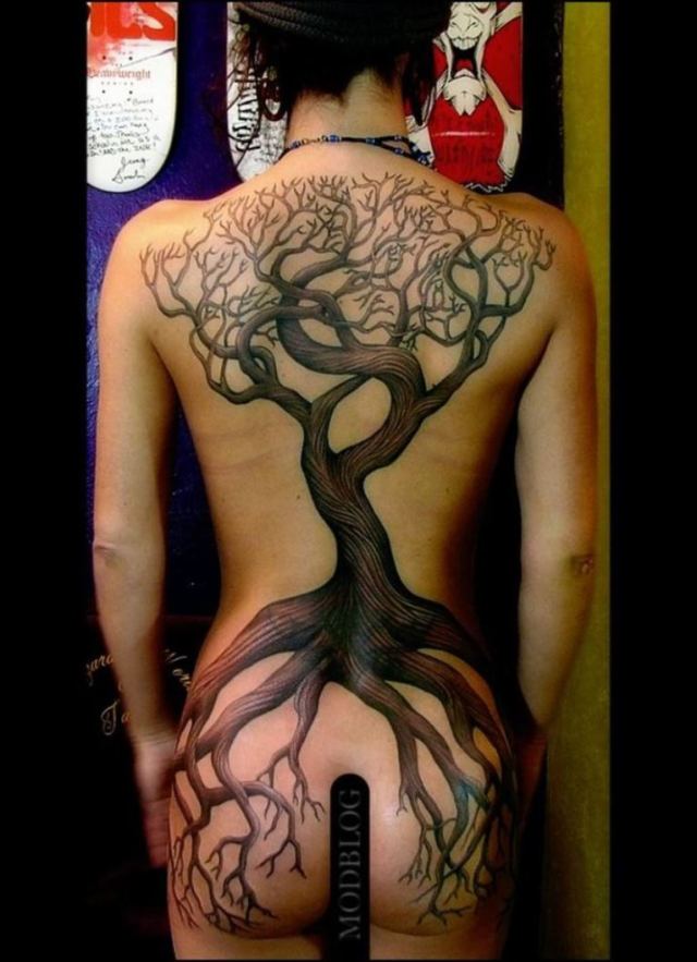 family tree tattoo