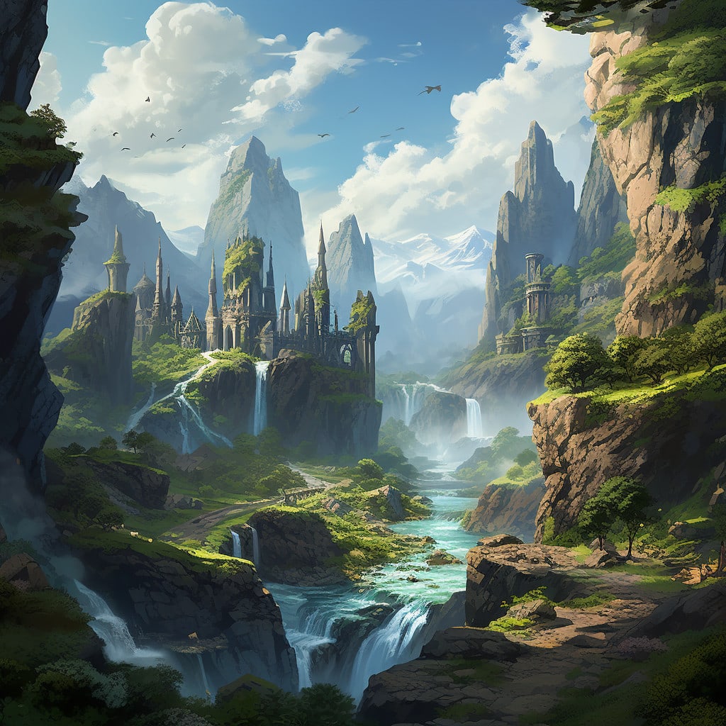 fantasy environment concept art