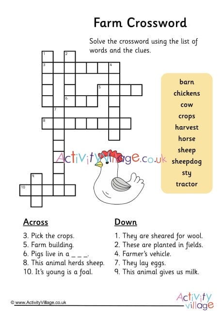 farm pens crossword clue