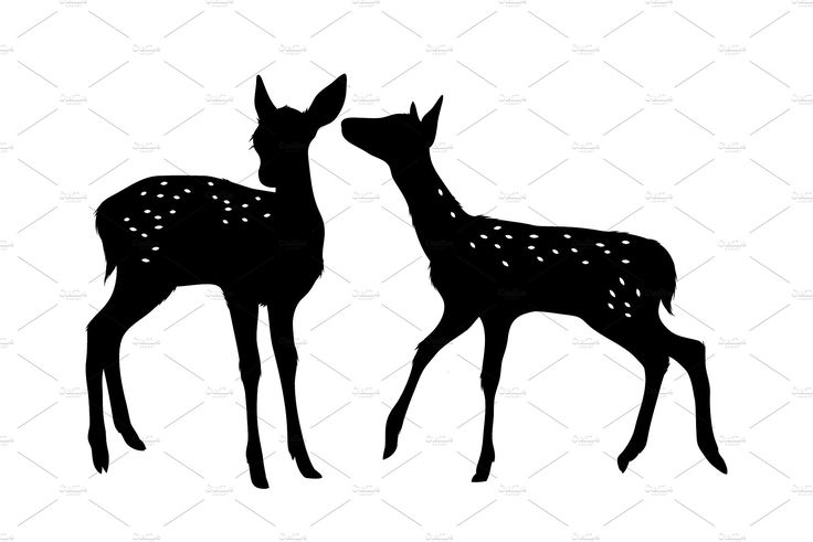 fawn silhouette